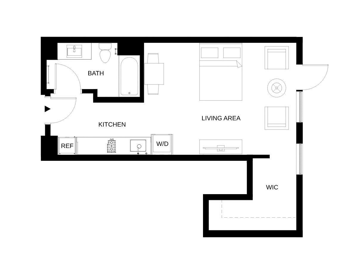 Floor plan layout diagram for S02