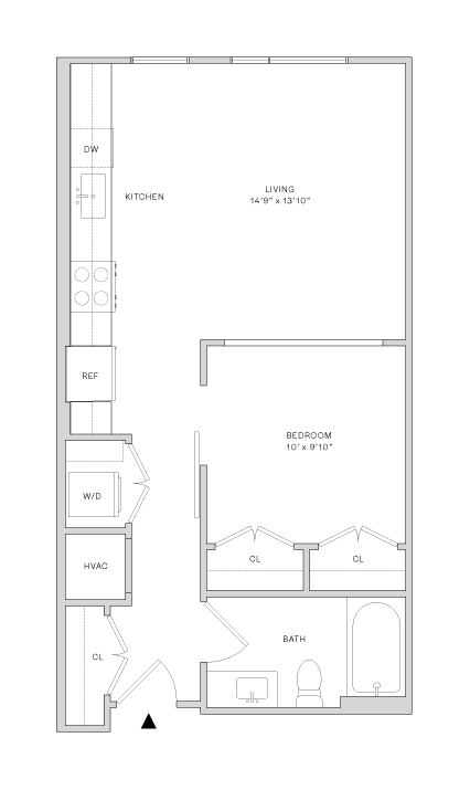 Floor plan layout diagram for JR3