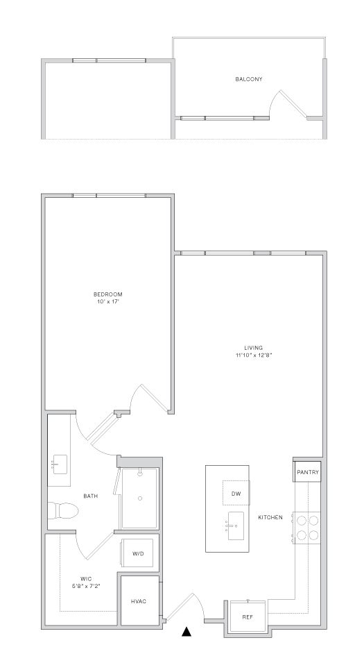 Floor plan layout diagram for A3