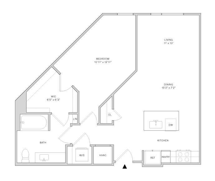 Floor plan layout diagram for A5
