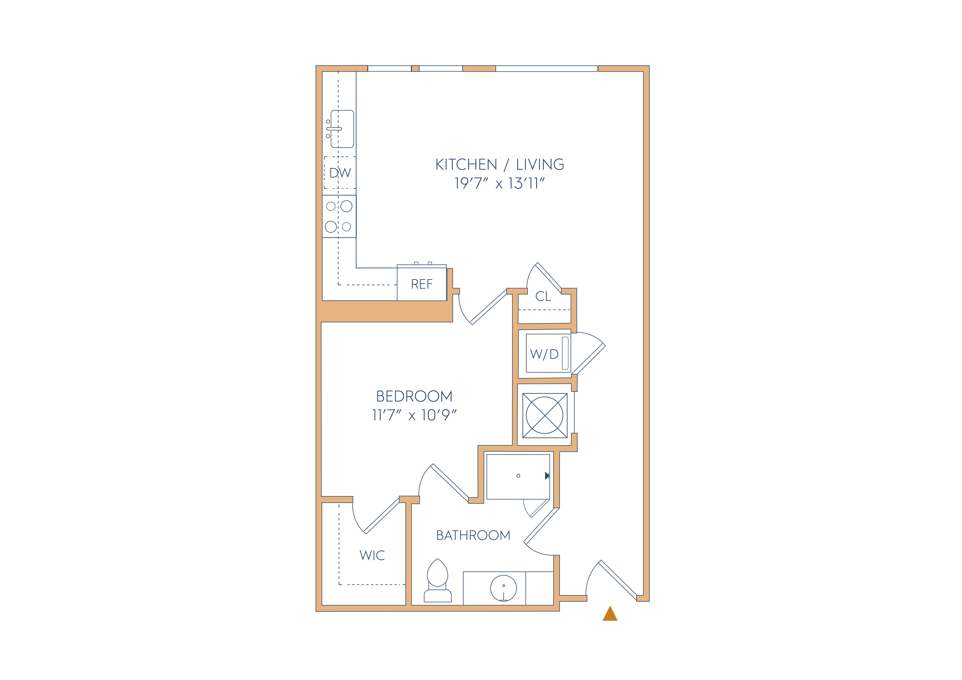 Floor plan layout diagram for S1