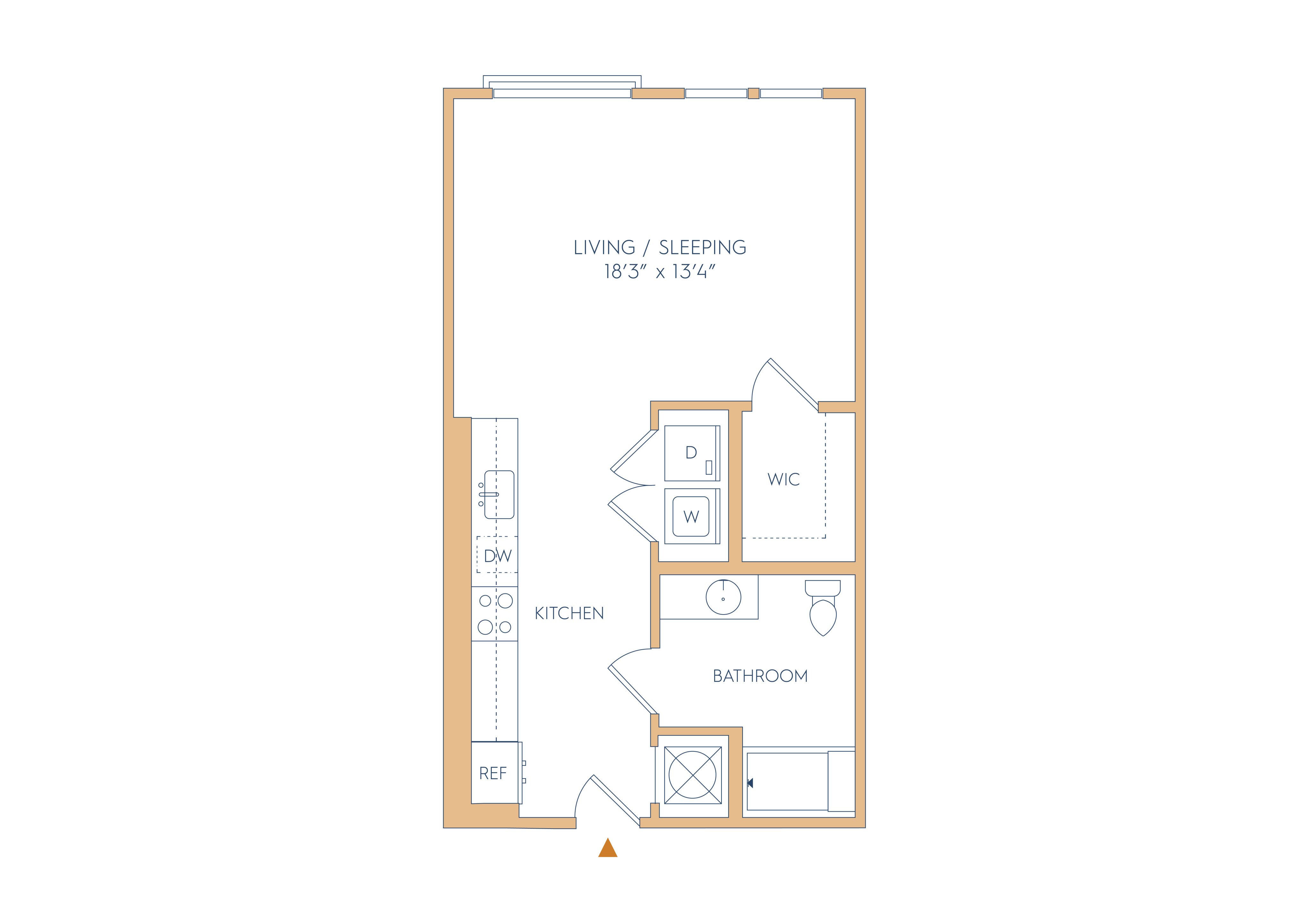 Floor plan layout diagram for S2A