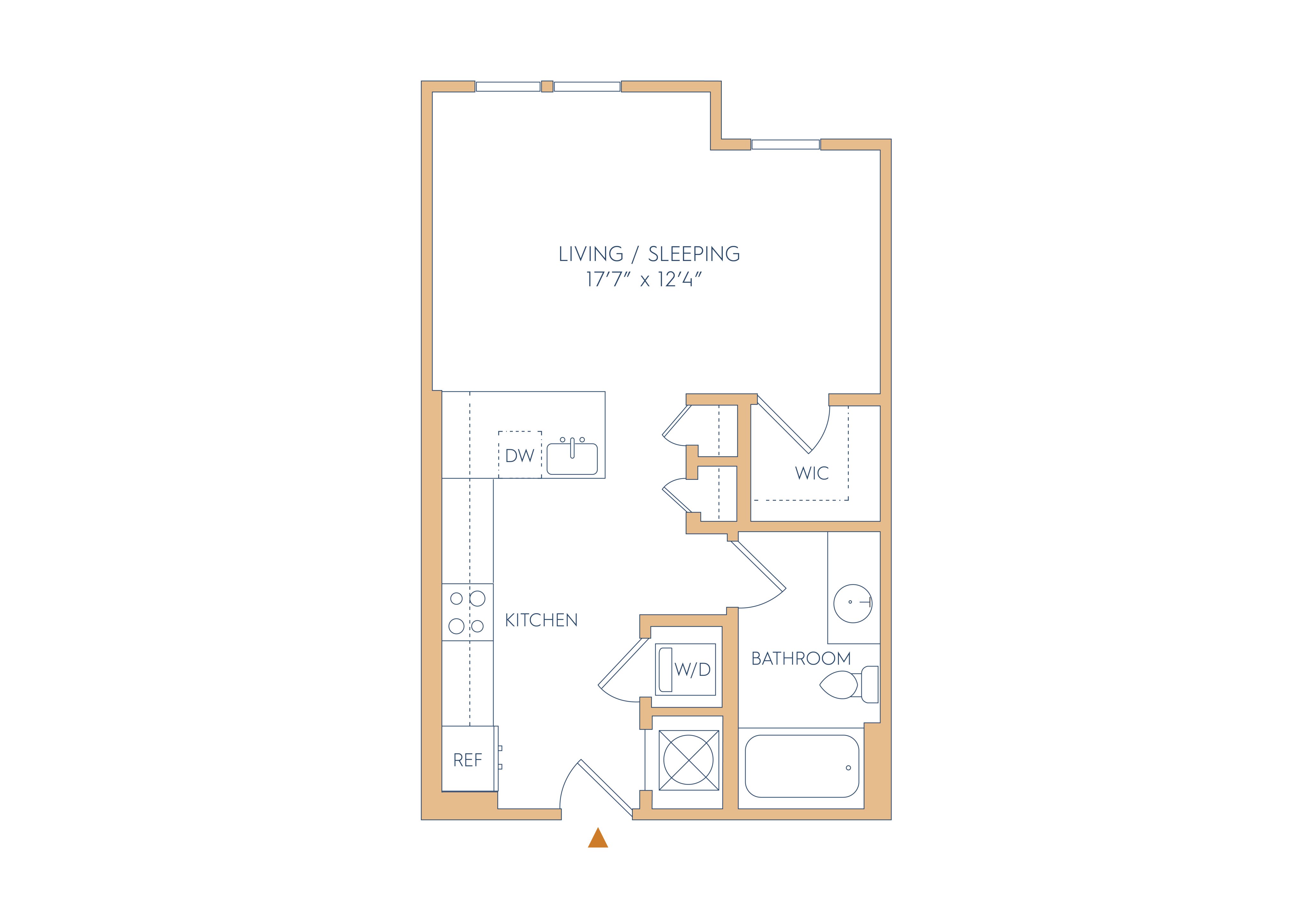 Floor plan layout diagram for S3