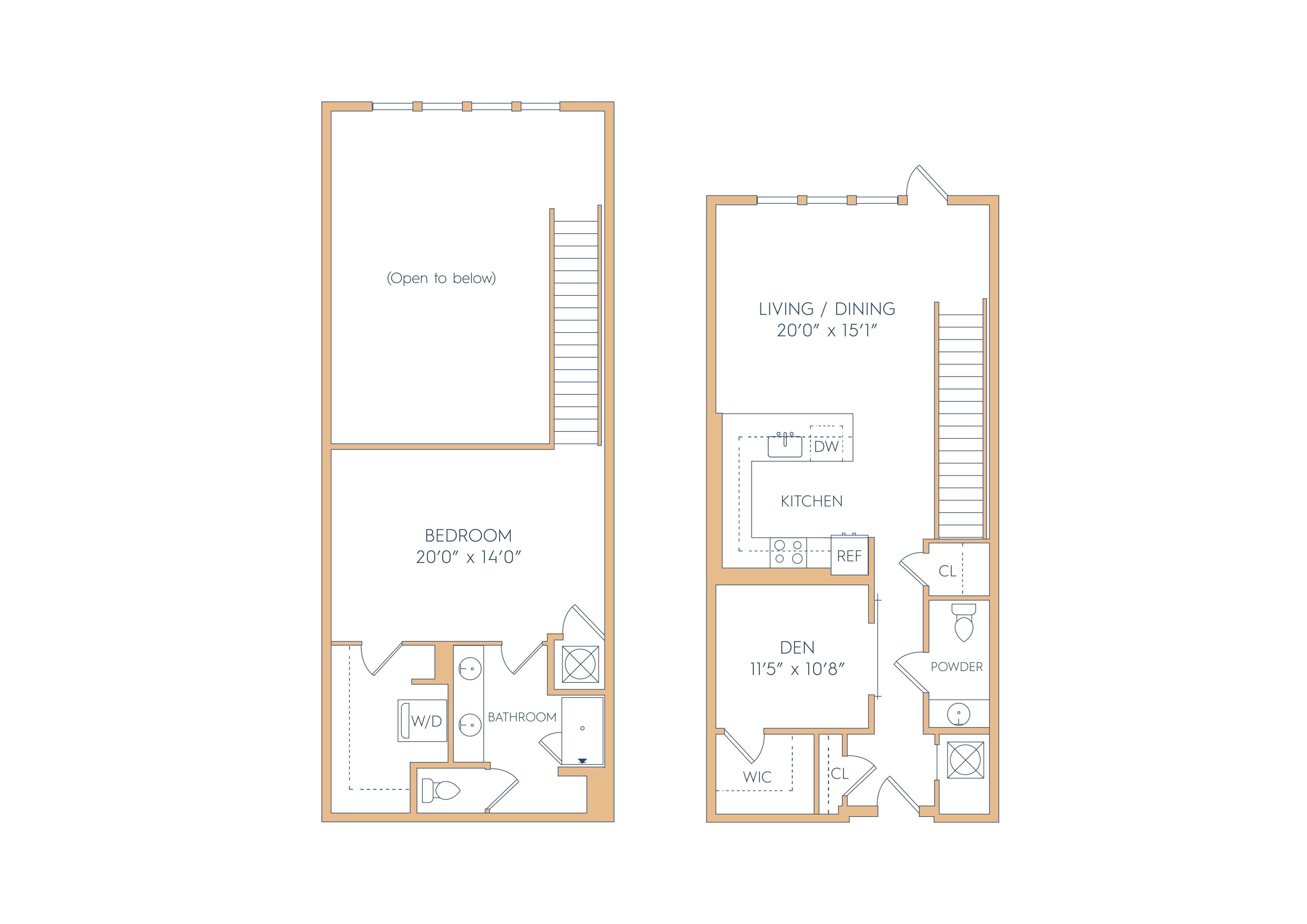 Floor plan layout diagram for L1
