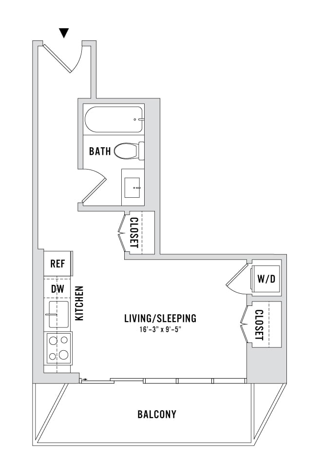Floor plan layout diagram for S1