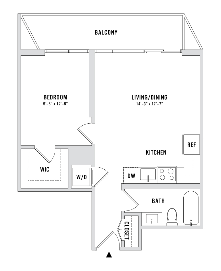 Floor plan layout diagram for A8