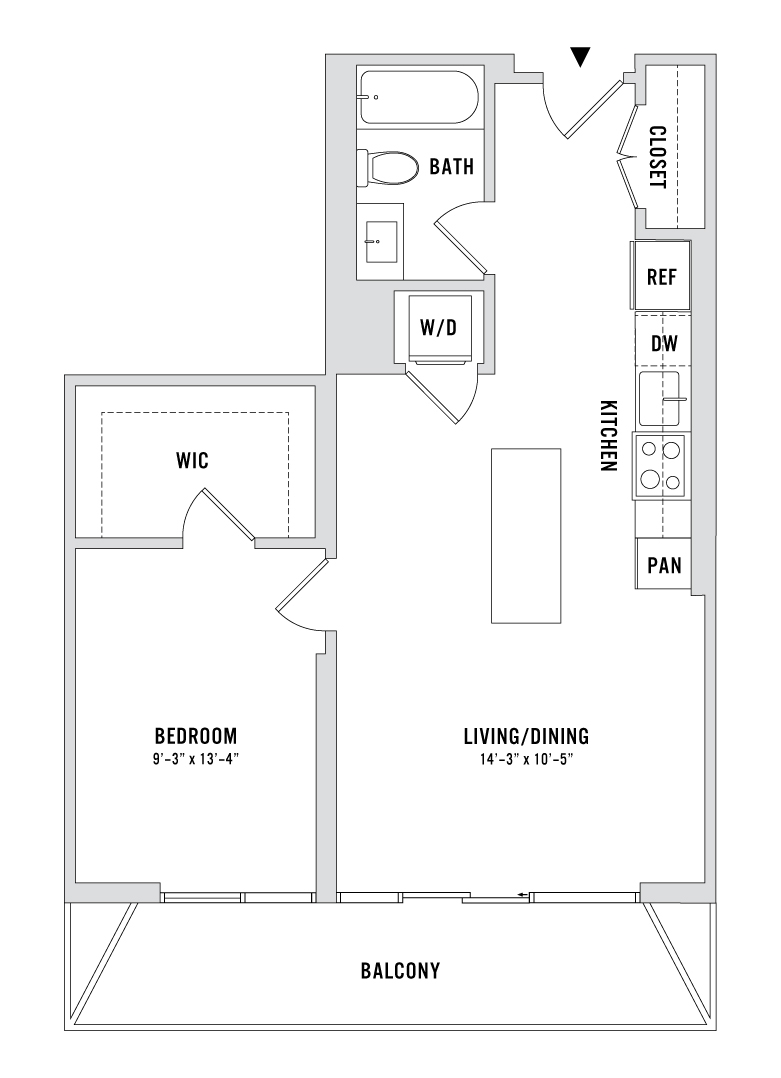 Floor plan layout diagram for A9