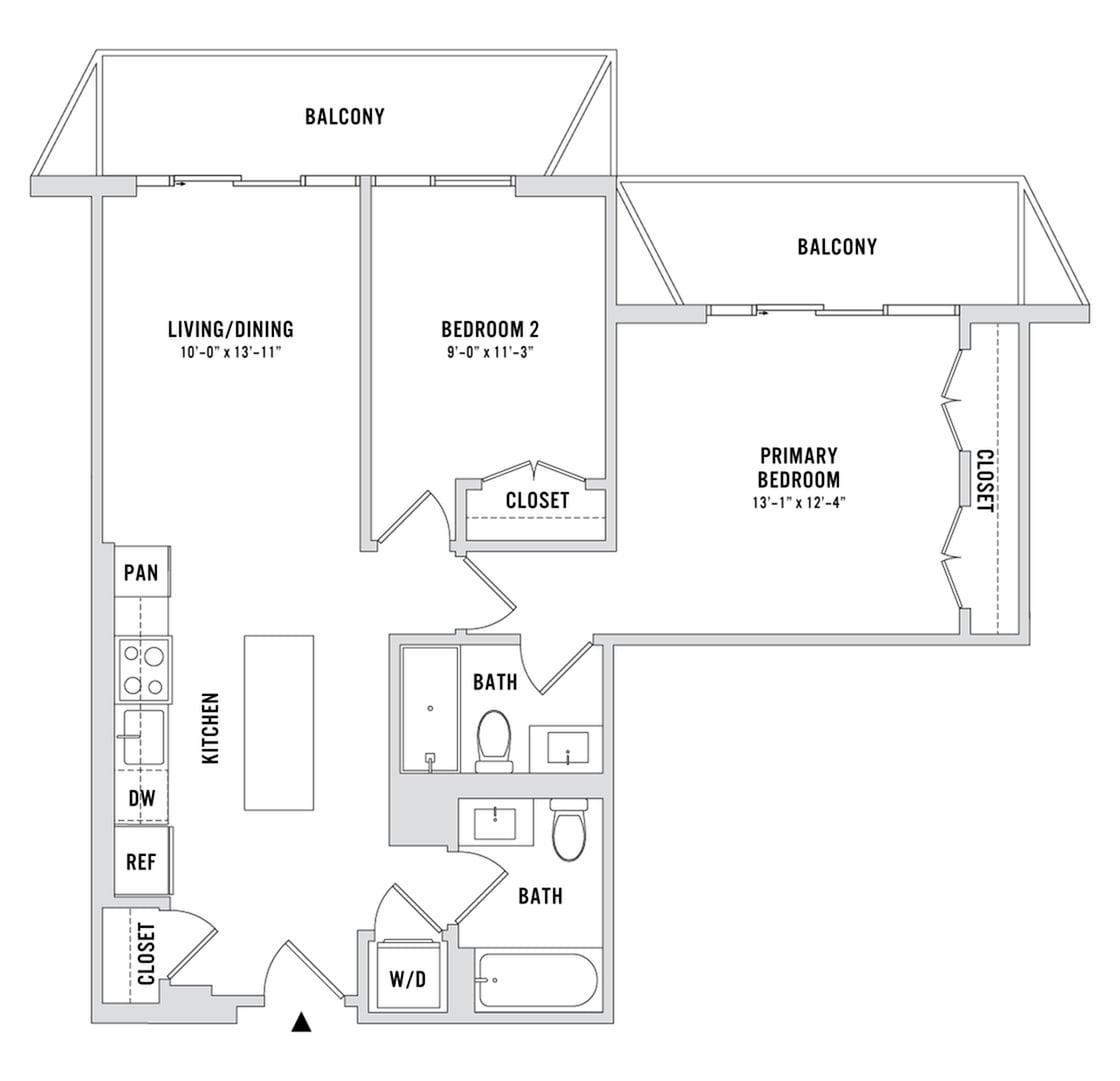 Floor plan layout diagram for B10