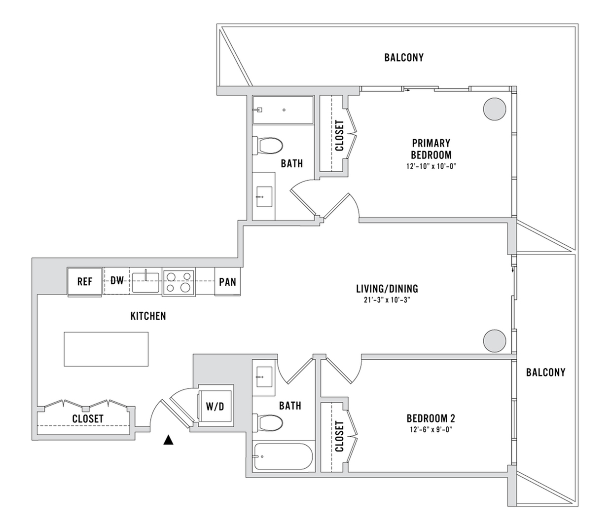 Floor plan layout diagram for B11