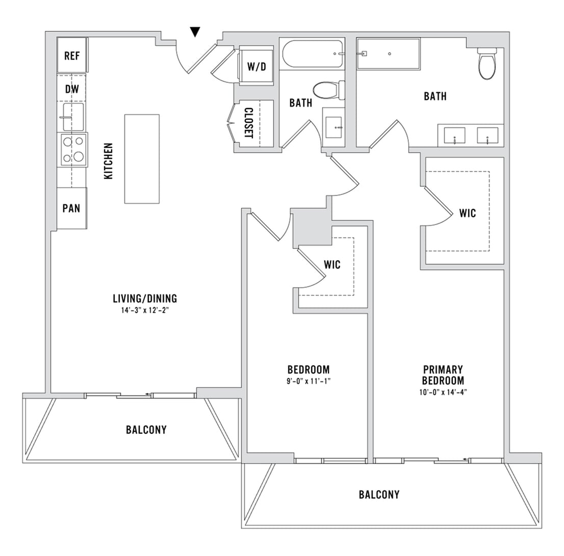Floor plan layout diagram for B15-A