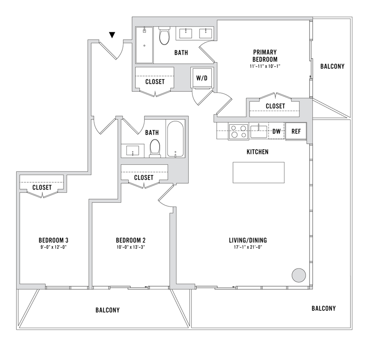 Floor plan layout diagram for C6