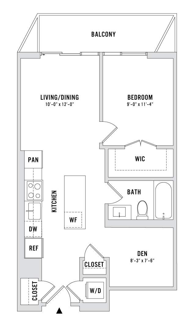 Floor plan layout diagram for A12-PH