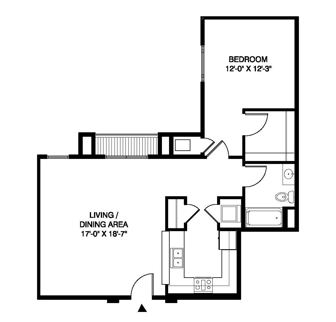 Floor plan layout diagram for C2