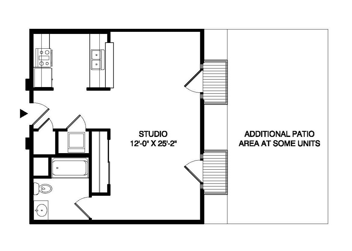 Floor plan layout diagram for D1