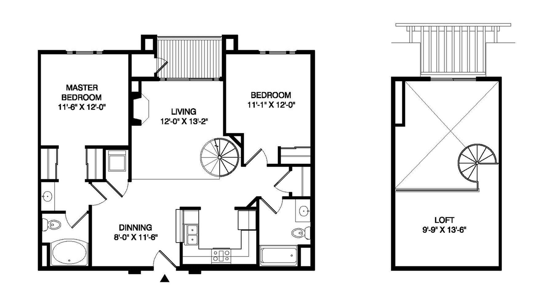 Floor plan layout diagram for Bl3