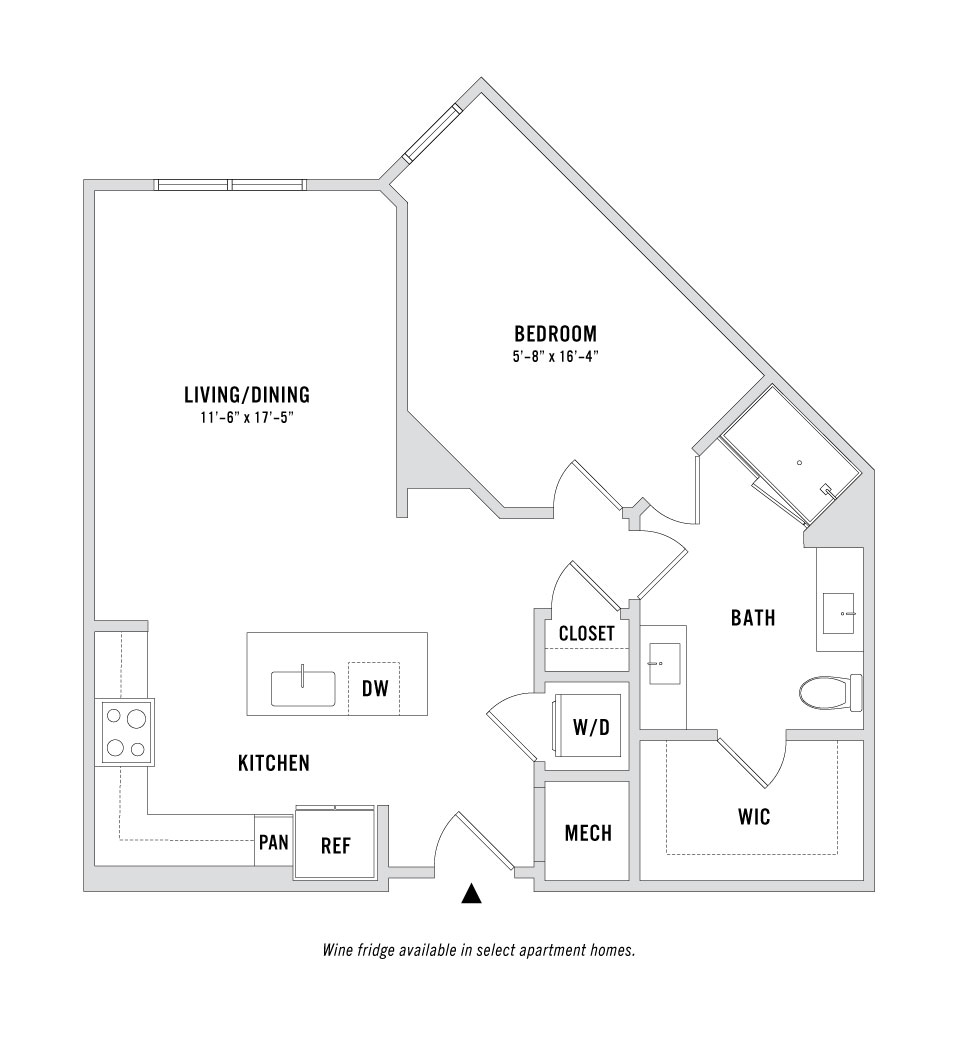 Floor plan layout diagram for A3
