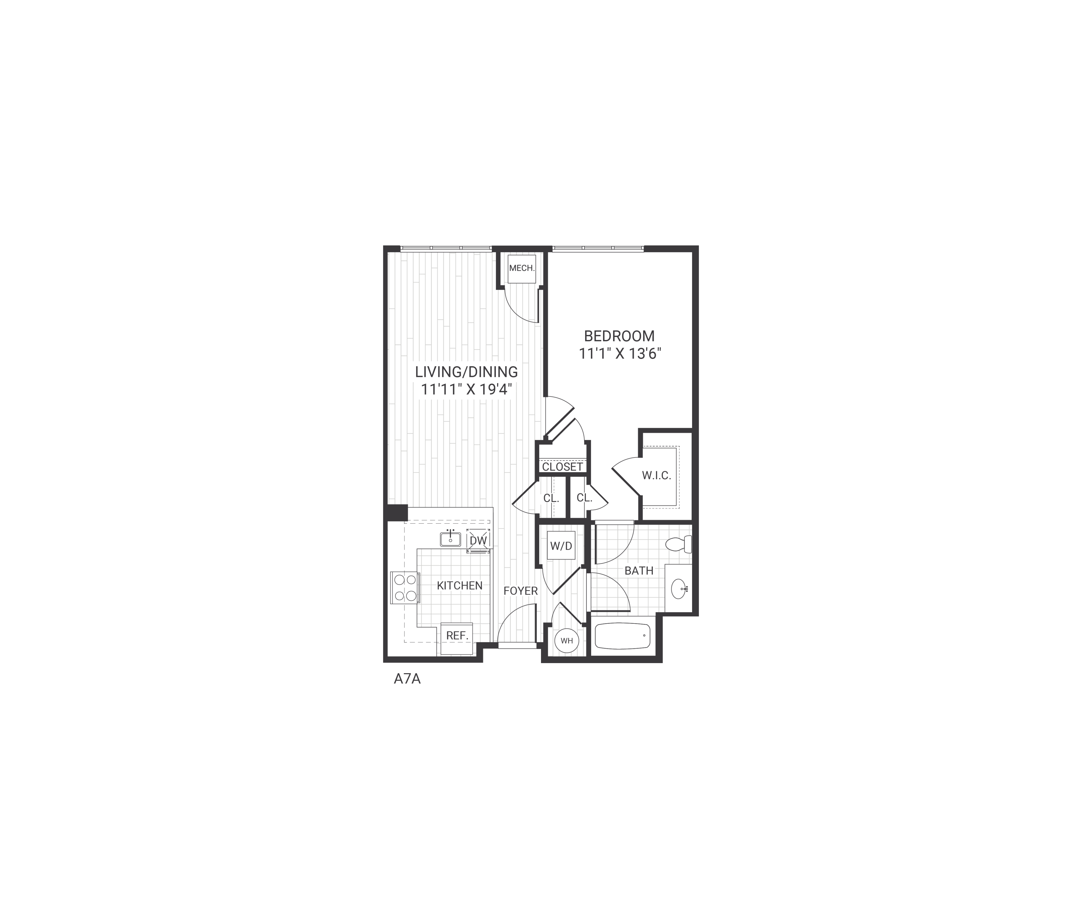Floor plan layout diagram for 2G Renovation 2