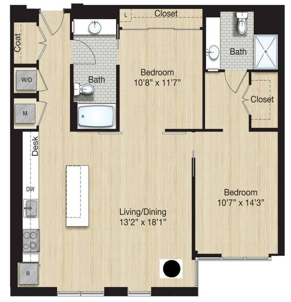 Apartment 971 floorplan