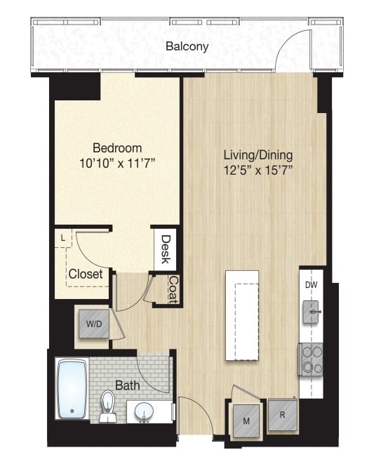Apartment 253 floorplan