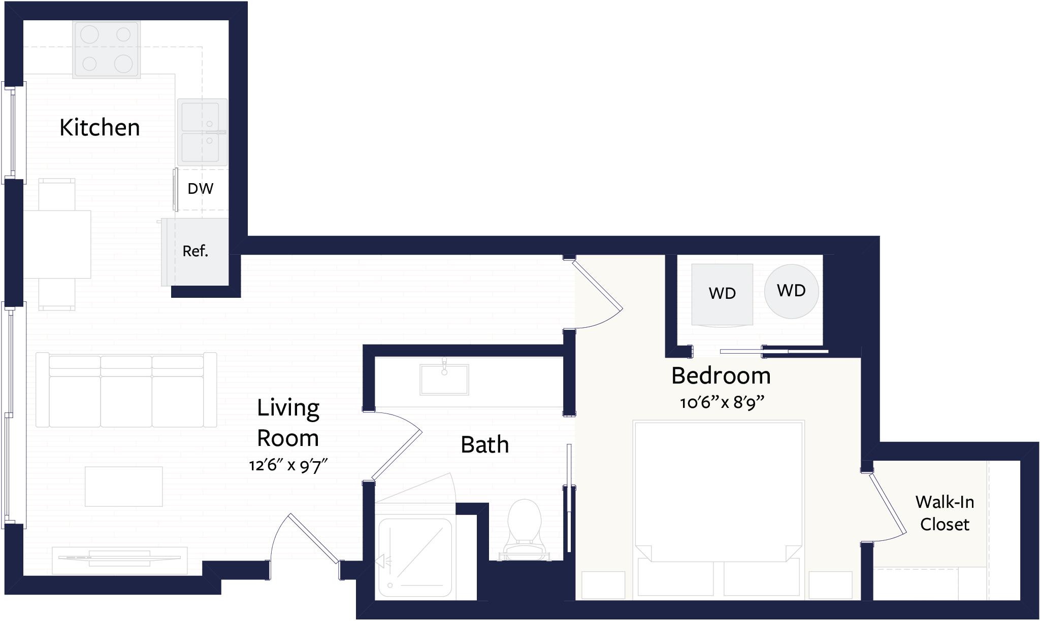 Floor plan layout diagram for S1