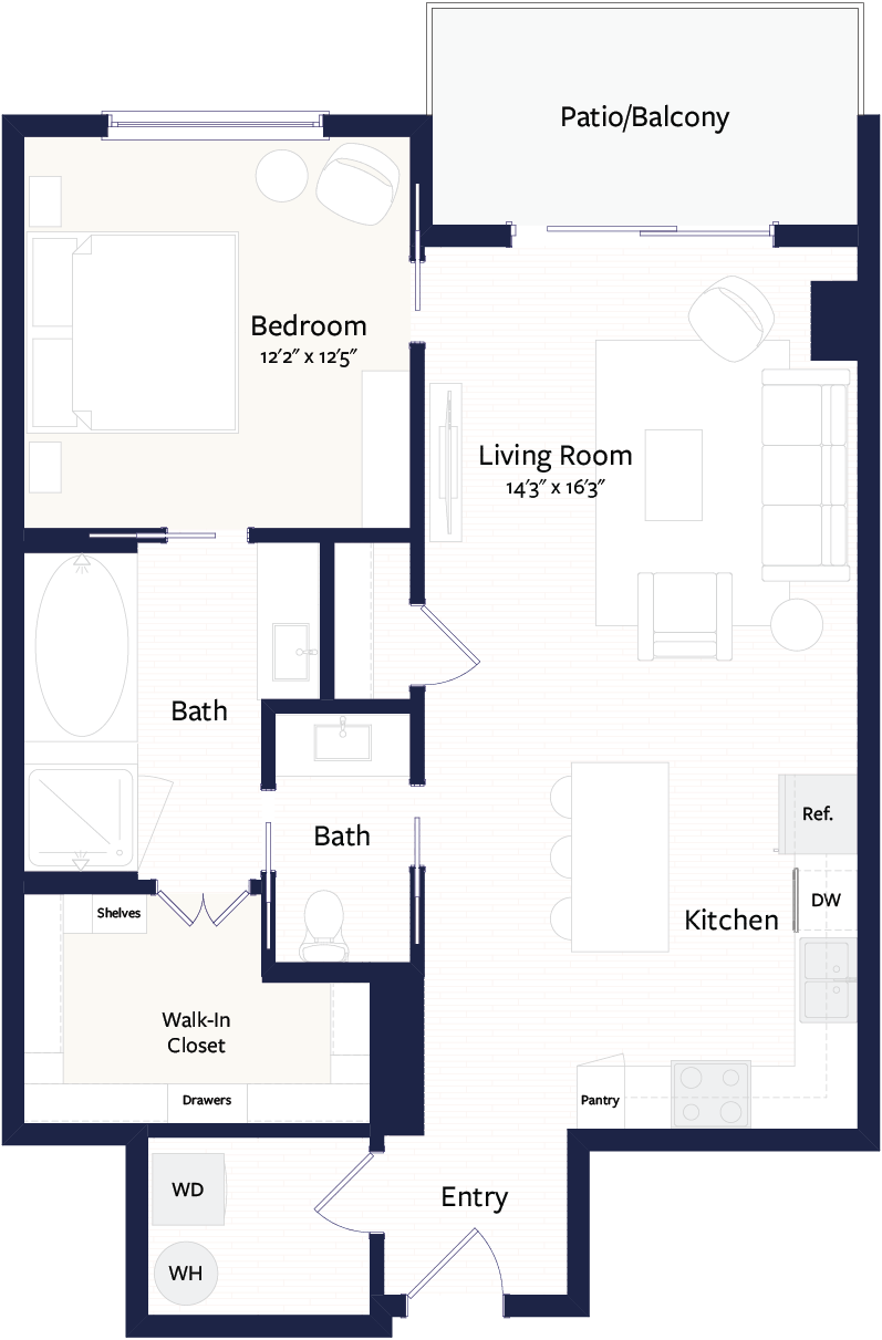 Floor plan layout diagram for A10