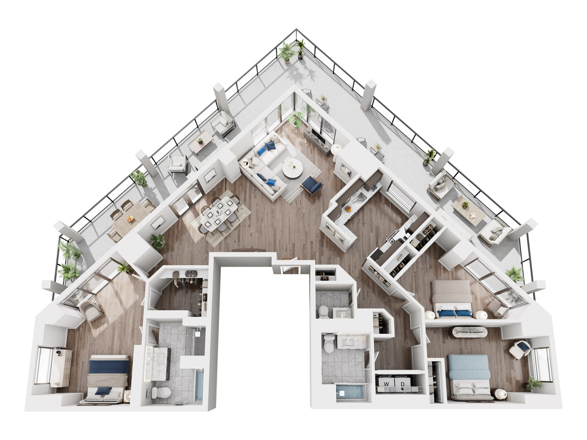 Unit 3601 floor plan