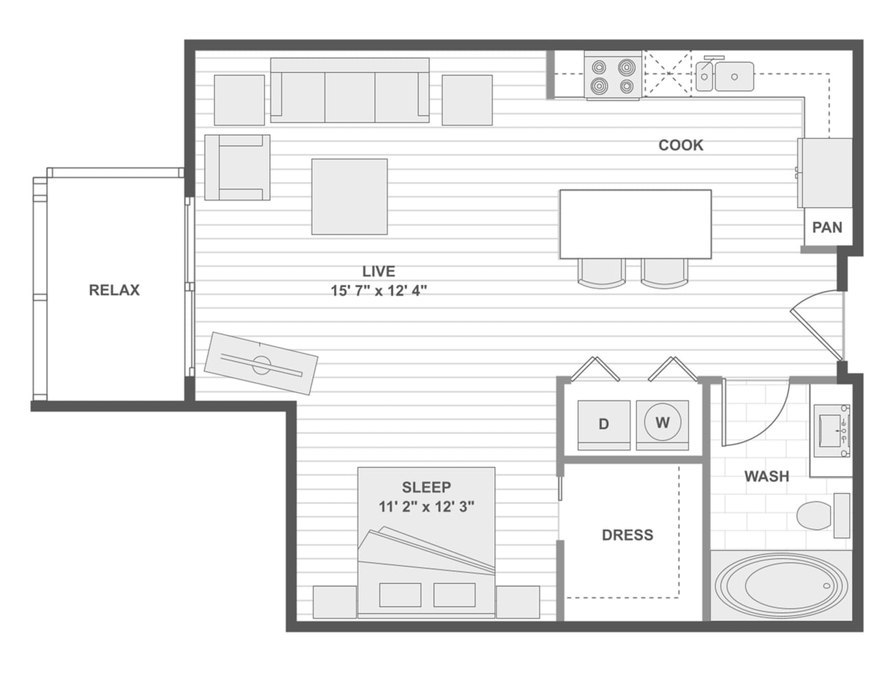 Floor plan layout diagram for S2