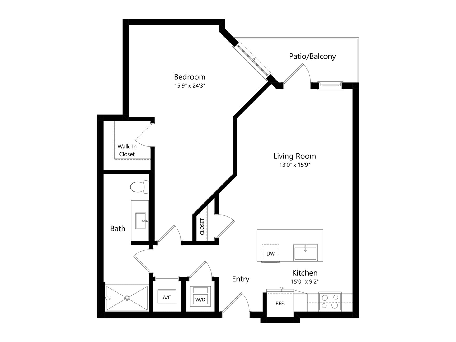 Floor plan layout diagram for A3.2