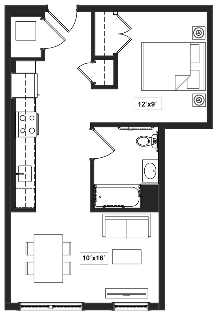 Floor plan layout diagram for 0A.1