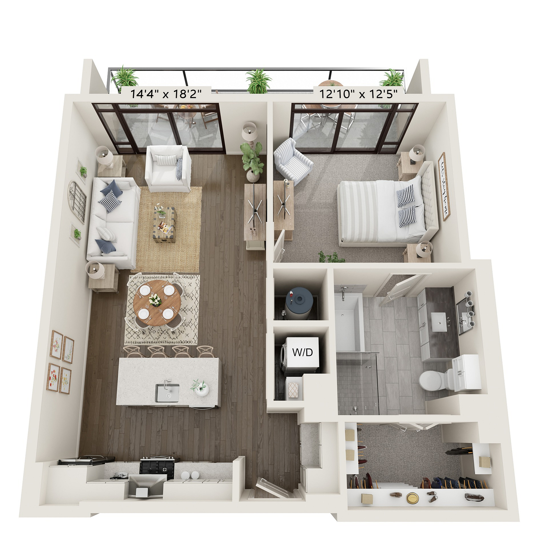 Floor plan layout diagram for A10