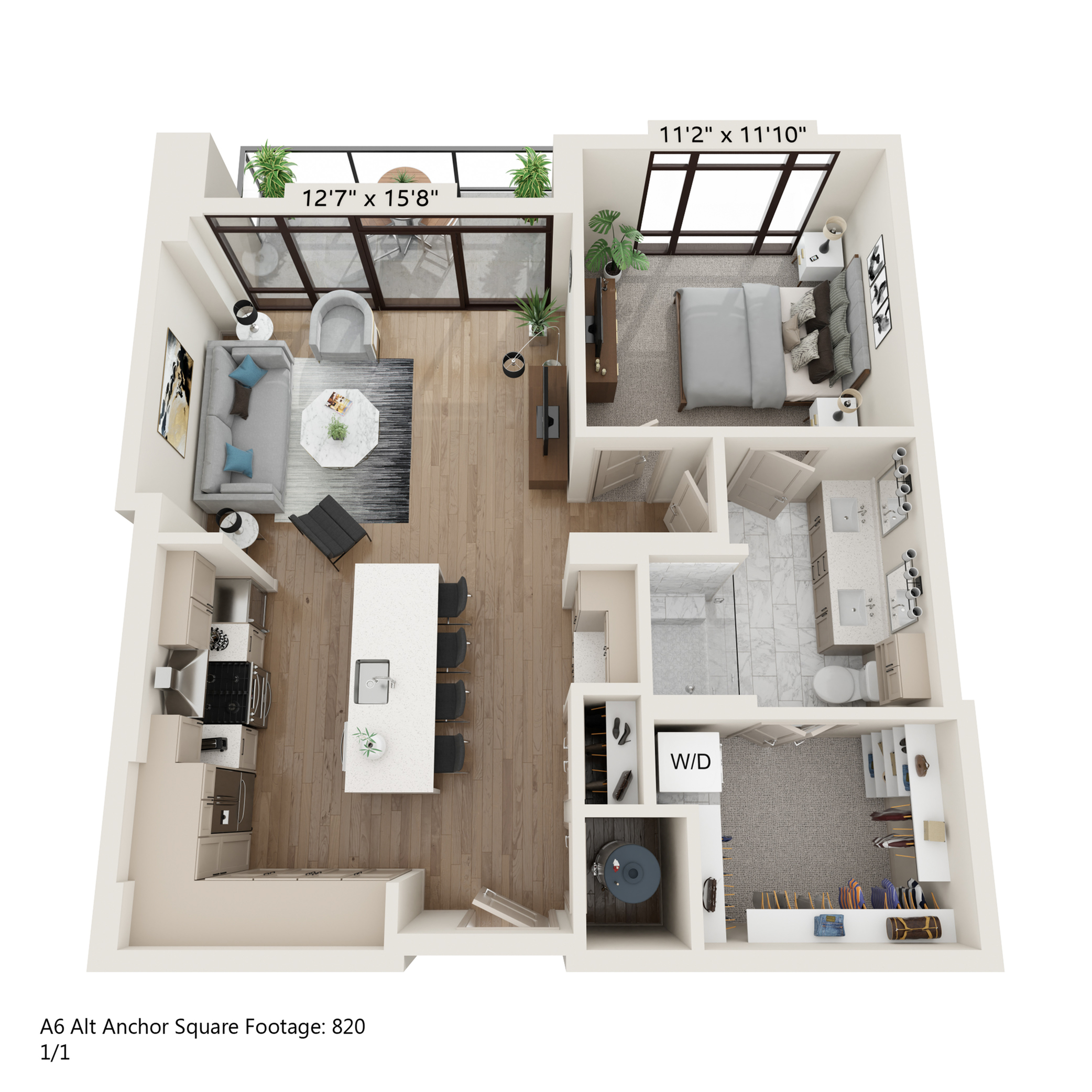 Floor plan layout diagram for A6-ALT