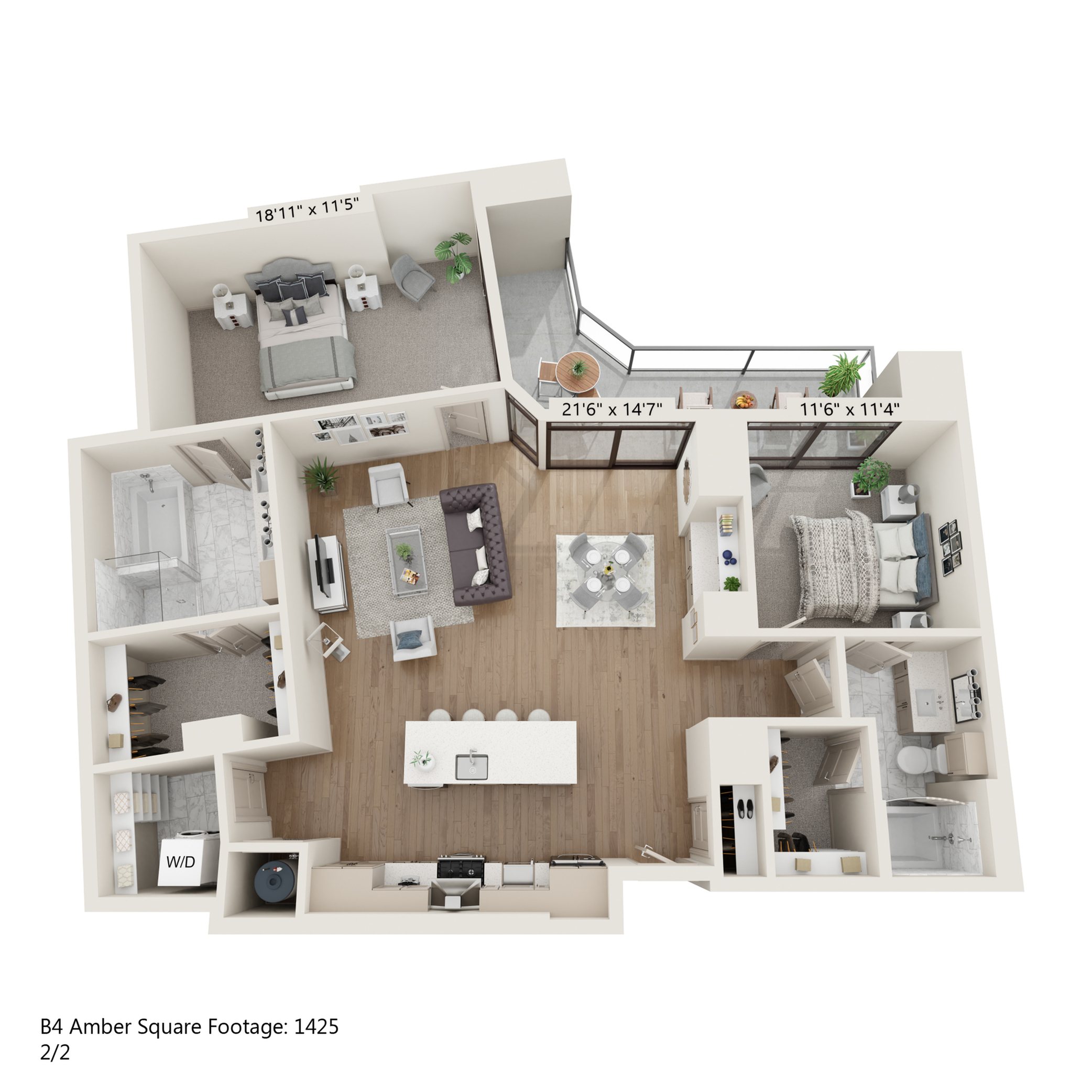 Floor plan layout diagram for B4