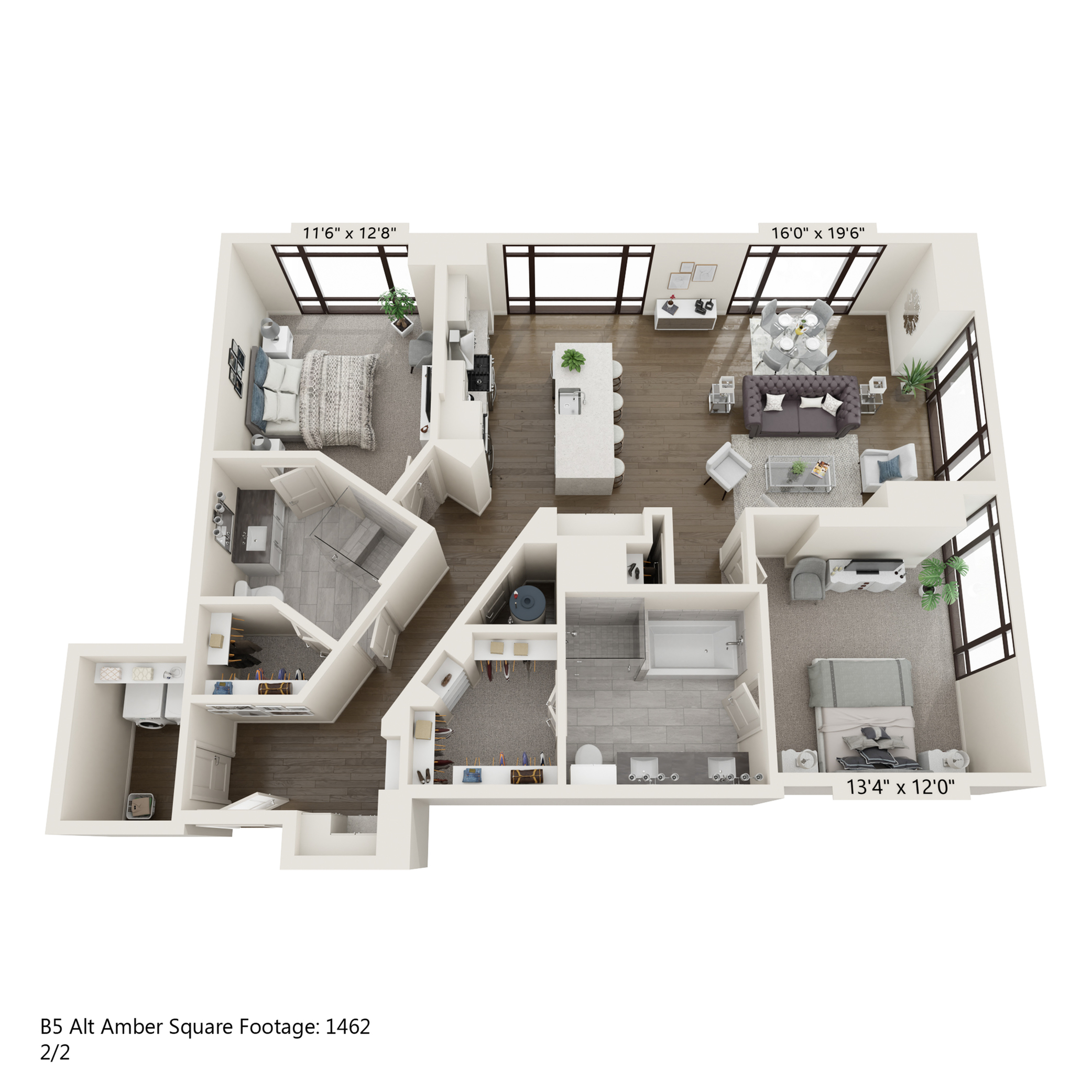 Floor plan layout diagram for B5-ALT