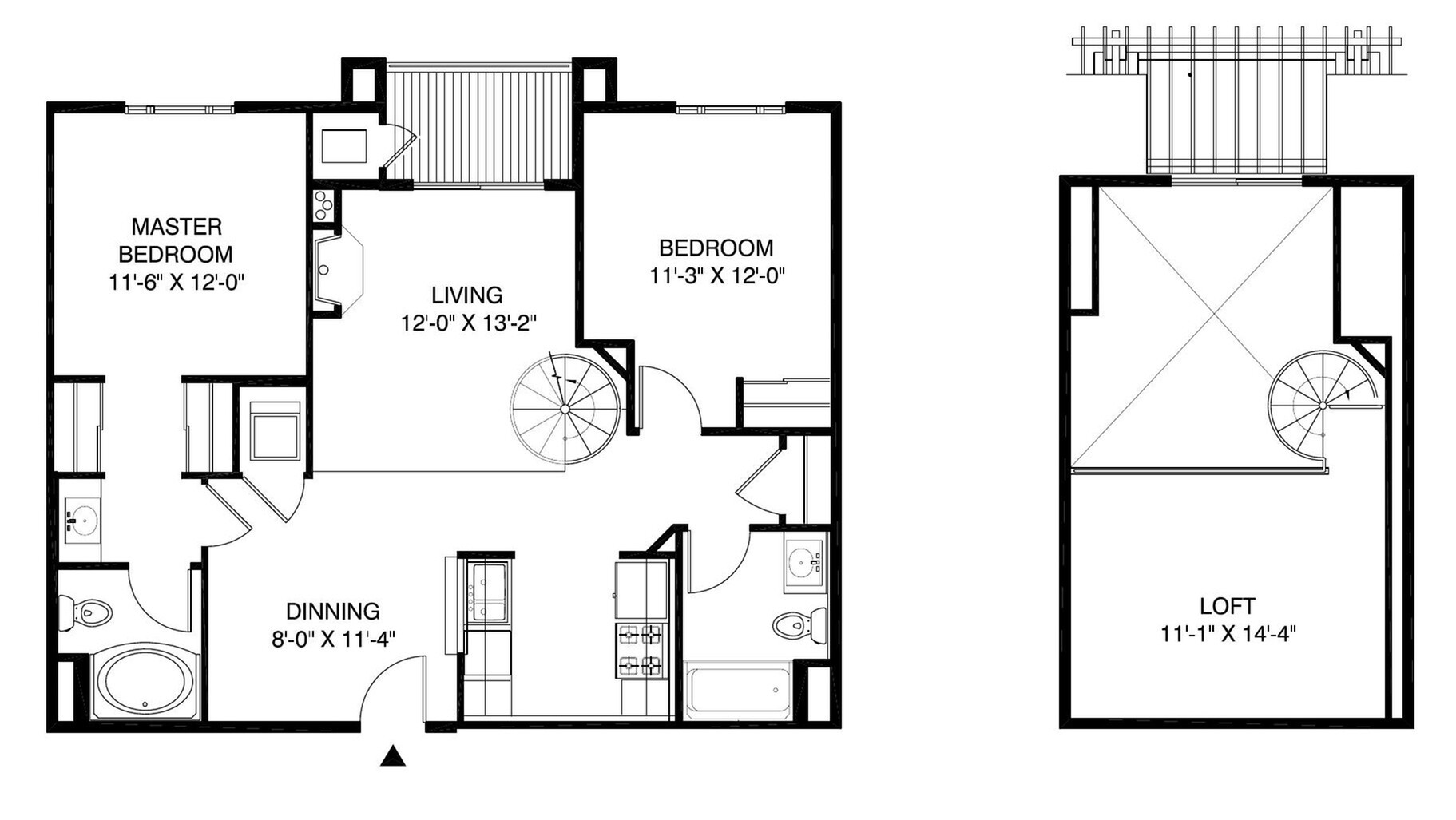 Floor plan layout diagram for Al1