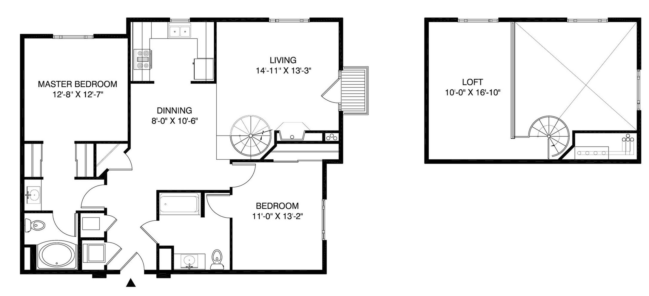 Floor plan layout diagram for Bl1x