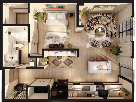 Floor plan layout diagram for BC-A2