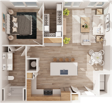Floor plan layout diagram for BF-A3