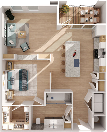 Floor plan layout diagram for BN-A3