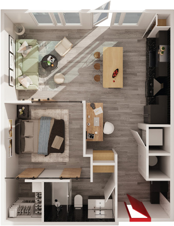 Floor plan layout diagram for BT-A2