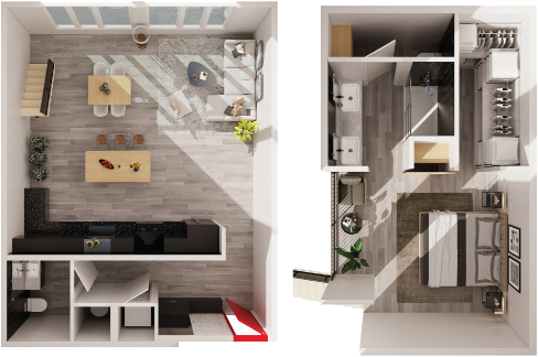 Floor plan layout diagram for BT-A2L