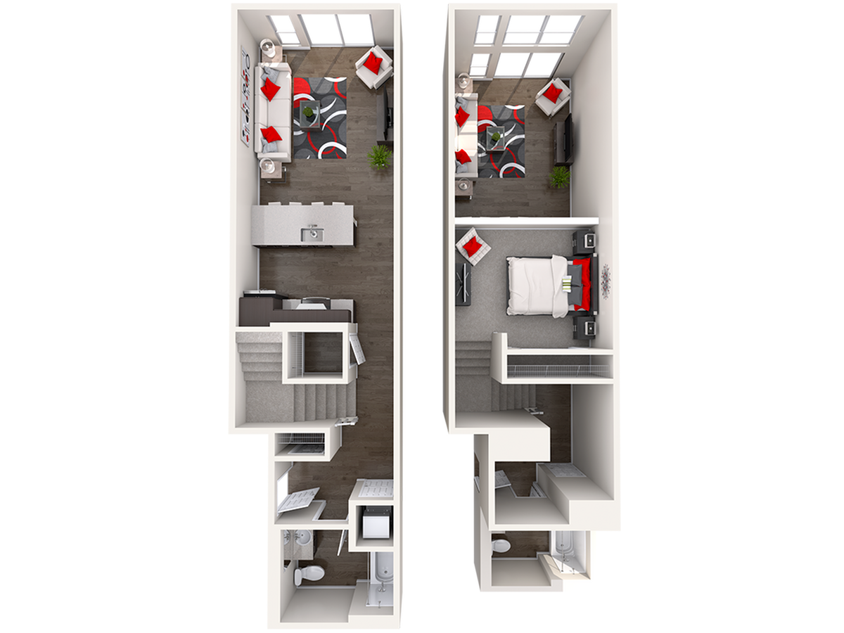 Floor plan layout diagram for AL3 (0x1) Loft