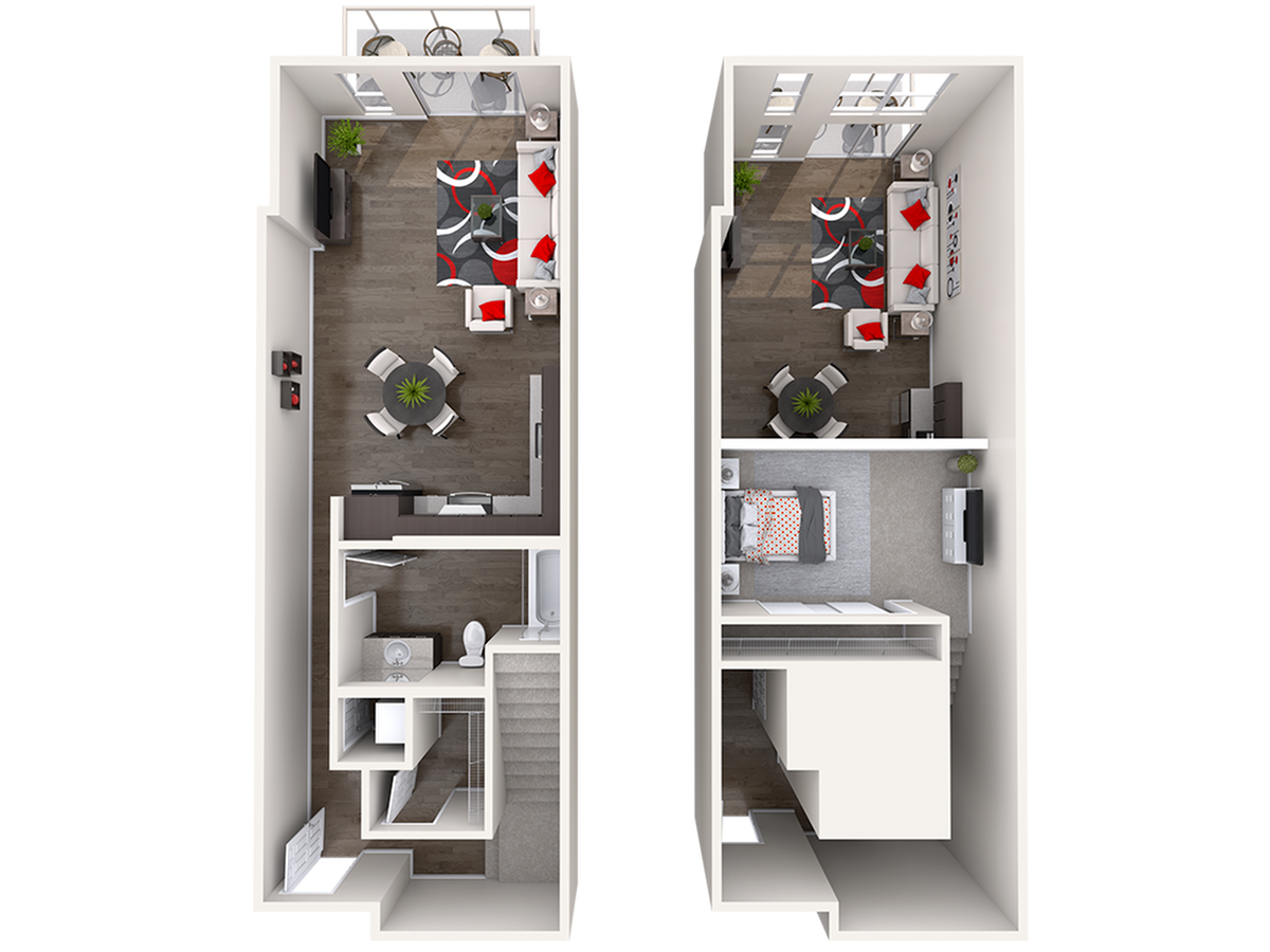 Floor plan layout diagram for AL5 (0x1) Loft