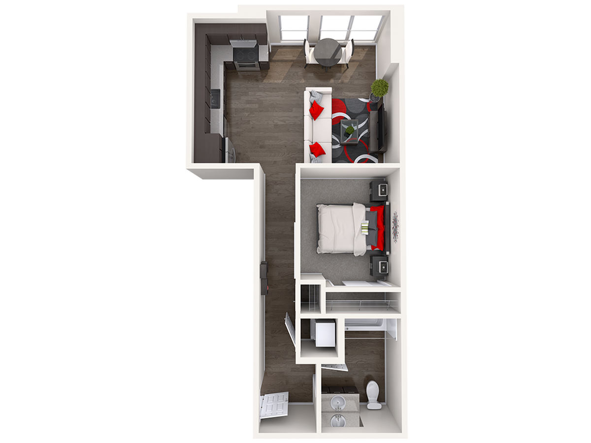Floor plan layout diagram for A8 (0x1)