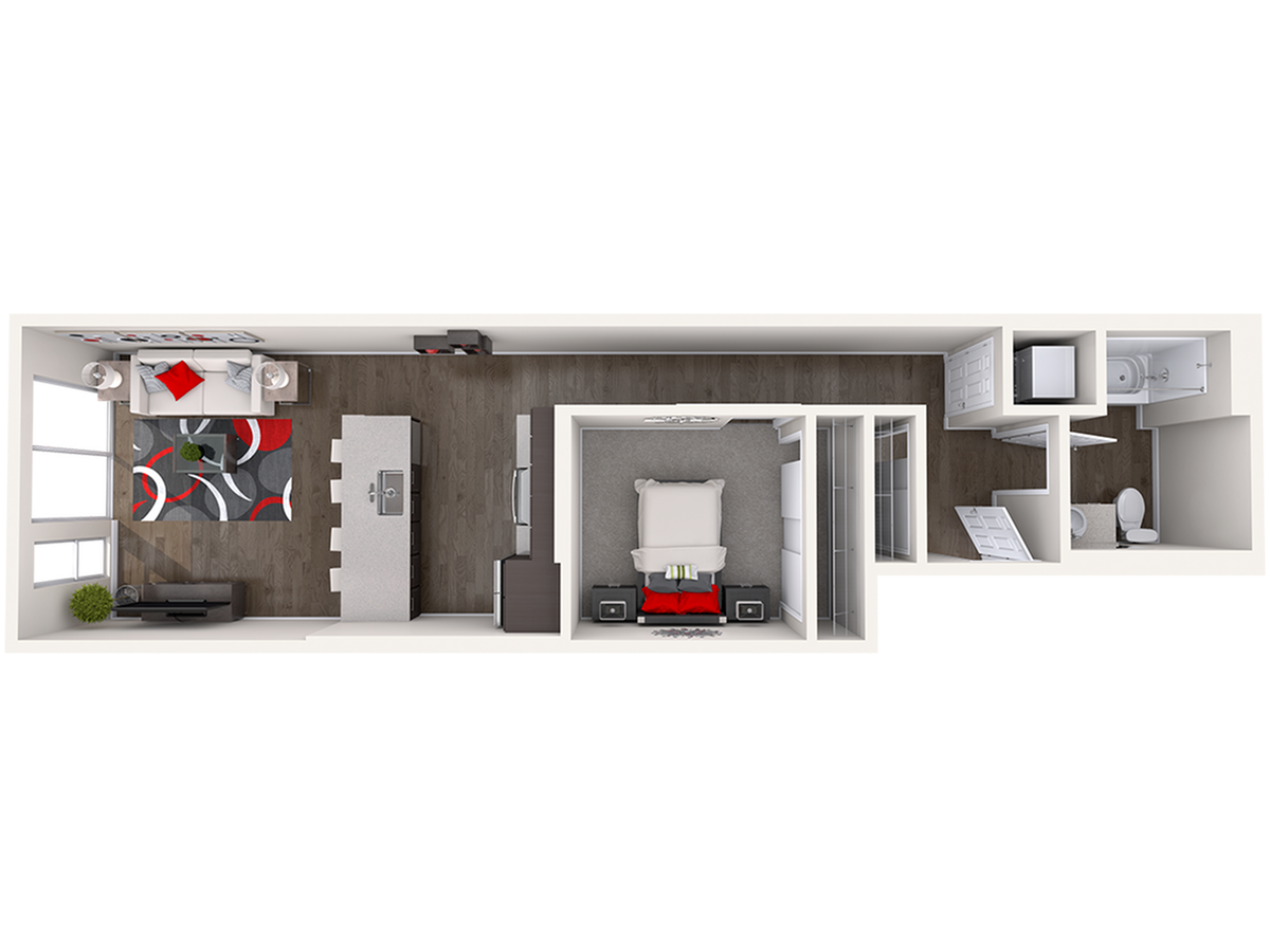 Floor plan layout diagram for A3 (0x1)