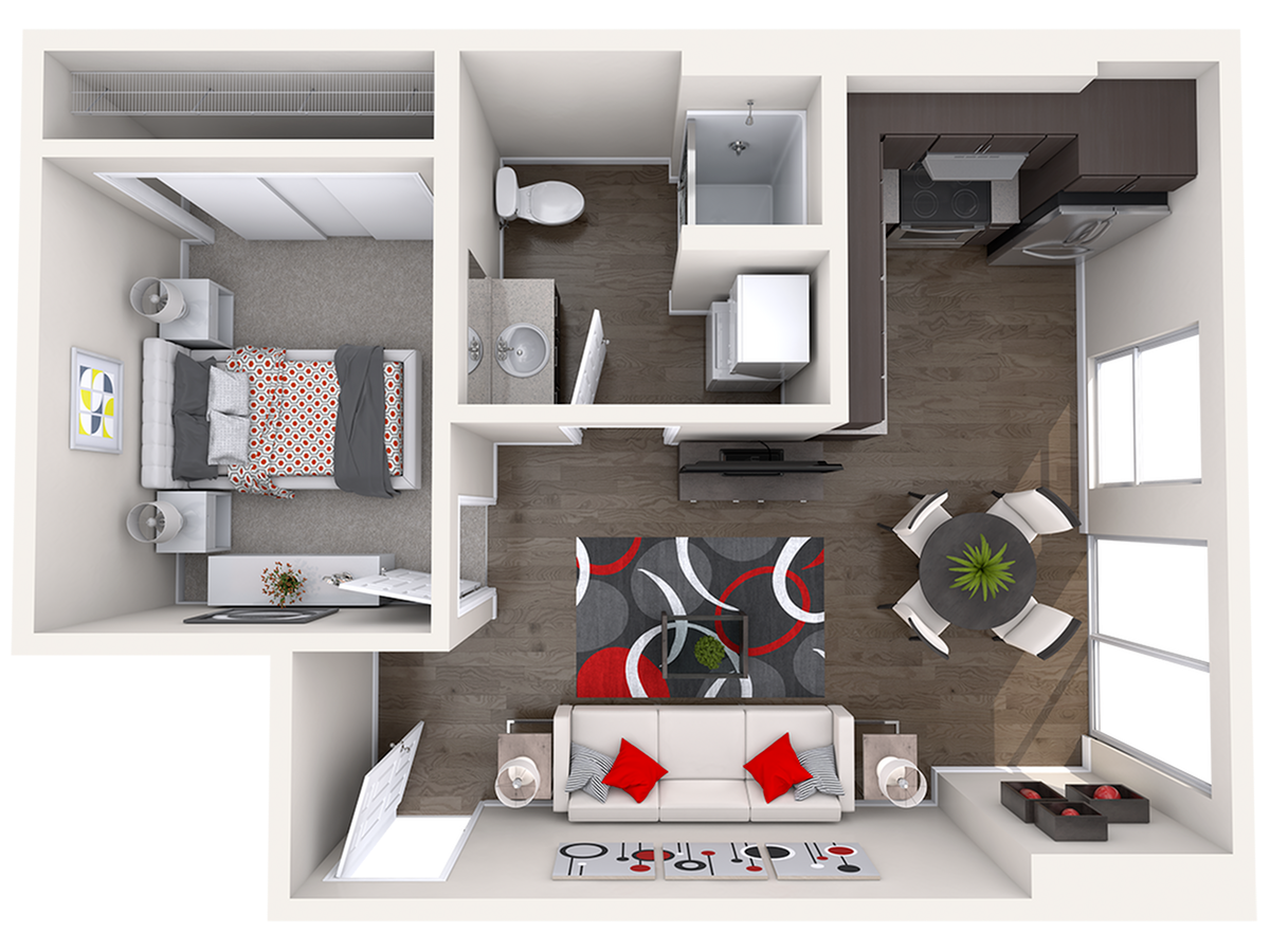 Floor plan layout diagram for A7 (0x1)