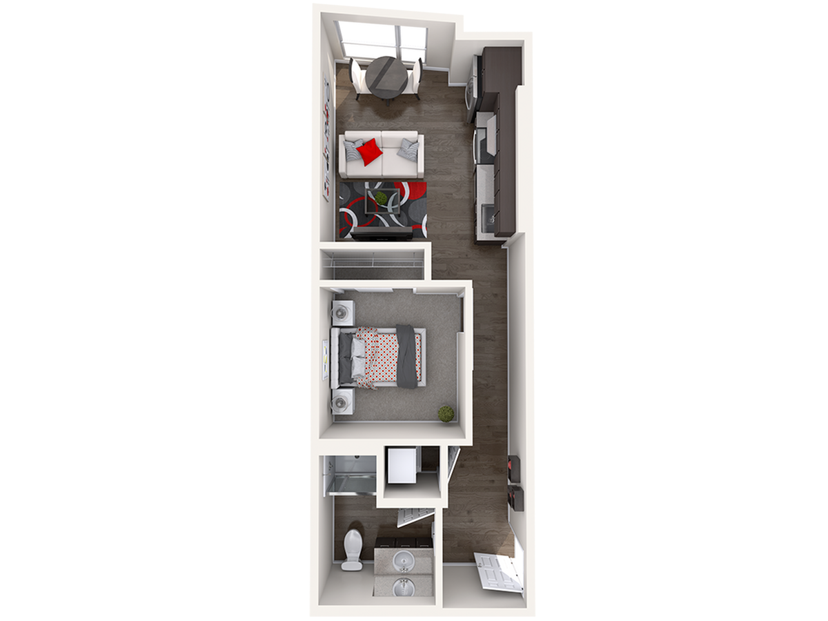 Floor plan layout diagram for A12 (0x1)