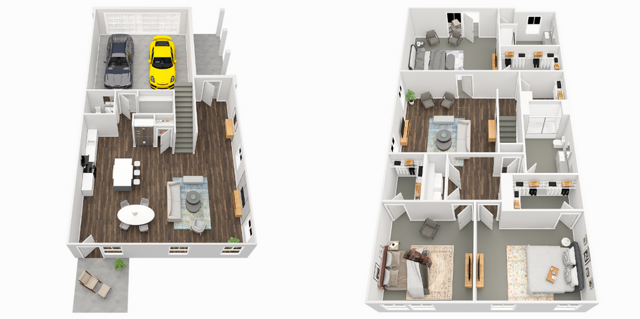 Floor plan layout diagram for Skye
