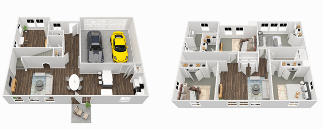 Floor plan layout diagram for Slate