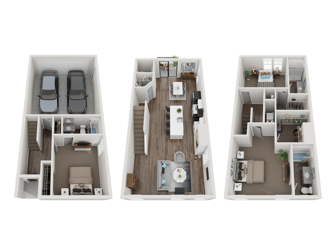Floor plan layout diagram for Royal - Duplex