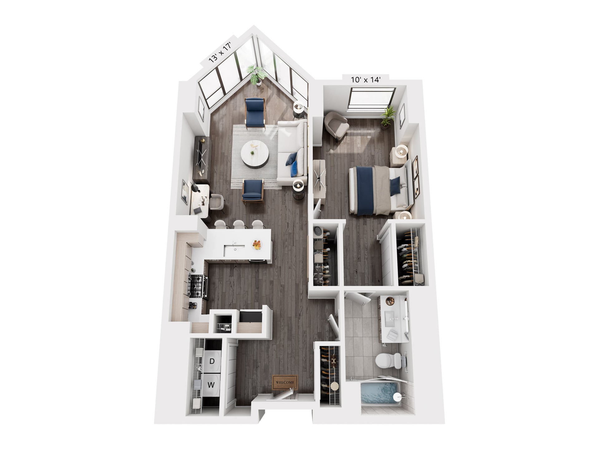 Unit 2604 floor plan